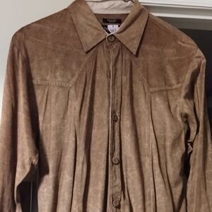 Men's Tan Suede Blazer